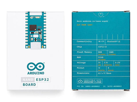 Packaging of Nano ESP32 Without Headers With USB-C Wi-Fi Bluetooth HID Support ESP32-S3 Dual Core Up To 240 MHz MicroPython Compatible