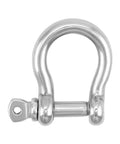 One Quarter Inch D Ring Shackles Twenty Pack In 304 Stainless Steel Screw Pin Bow Shackle for heavy-duty use