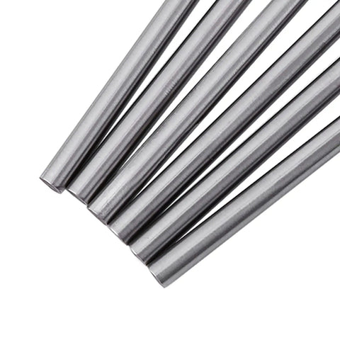 Badass Six Piece Tungsten Carbide Rotary Bit Set, Knuckle Buster Port And Polish Kit For Cylinder Heads, 6Mm Shank Aluminum Milling Burrs That Crush Steel Fast with shiny metal shafts.