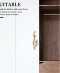 Chic Vintage Brass Flower Drawer Pulls Bring Rustic Charm to Kitchen Cupboards and Wardrobe Dressers Featuring Snazzy Twig Design cabinet handle.