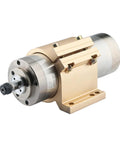 Heavy Duty CNC Router Spindle Clamp Bracket 65Mm 80Mm Frame Offering Straight Up 50Mm 63Mm Dual Hole Layout two-bolt design