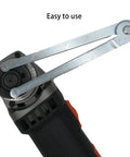 Adjustable Universal Angle Grinder Spanner Wrench For Round Drilled Nuts, heavy-duty steel tool designed for easy use.