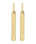 Versatile Top Shelf Heavy Duty Brass Alignment Punch Tool Set for Precision Watch Repair and Jewelry Crafting with Non Marring Tips visible.