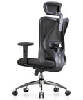 Side view of All Day Comfort Ergonomic High Back Mesh Desk Chair With Adjustable Headrest, Lumbar Support, and 2D Armrests