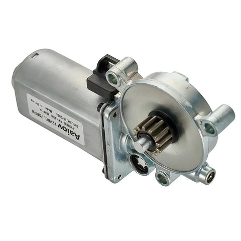 RV Electric Awning Replacement Motor 12V For Carefree Eclipse Power Awnings R001326 R001104 steel housing, gear detail view