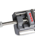 4 Inch Heavy Duty Drill Press Vise With Low Profile Cast Iron Milling Vice For Precision Machining Metalworking And Woodworking TSL 100 Workhorse Clamp For Home Shops And Pro Shops, cast iron body