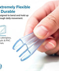 Hella Sturdy 36 Inch Piano Hinge For Acrylic Panels And Plexiglass Snap Together Design holds flexible forks for easy assembly.