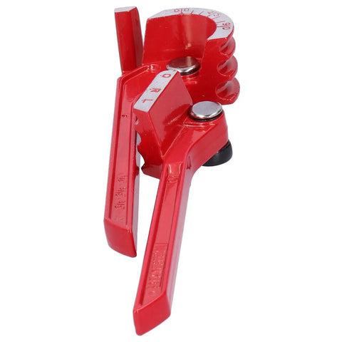Manual Tube Bender 3 Inch Tubing Bending Tool For Copper And Aluminum, 90 Degree Bend, Compact Design For Tight Spaces, Ergonomic Handle, Durable Pro Grade Build, Multi Spec Industrial Supplies red manual tube bender for copper and aluminum