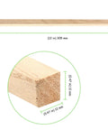 Top Shelf 60 Pack Of 1/2 By 12 Inch Unfinished Paulownia Square Dowel Rods, Super Smooth Wood Strips For DIY Crafts, Model Building, Painting And Killer Homemade Creations, 12 inch length.