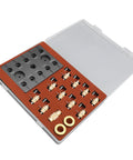 Pro Grade Brass Watch Mainspring Winder Kit For Pros And DIYers with Broad Caliber Compatibility in open case