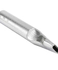 Close-up of a single punch from the Leather Craft Oval Hole Punch Set For Belt And Watch Band Making Hardened Carbon Steel Oblong Punches