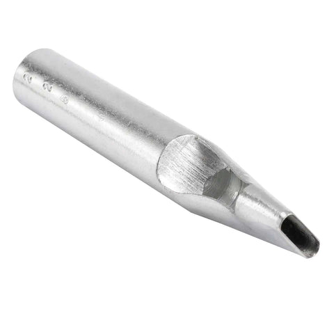 Close-up of a single punch from the Leather Craft Oval Hole Punch Set For Belt And Watch Band Making Hardened Carbon Steel Oblong Punches
