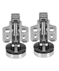 2 Pack Easy Folded Corner Cabinet Hinges for kitchen, bedroom, and closet doors, tool-free installation, durable steel hinges.
