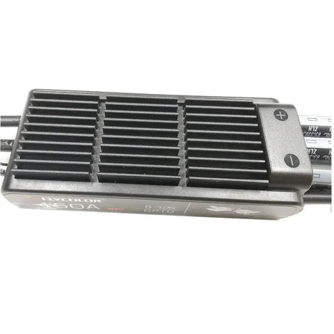 150 Amp High Voltage Opto ESC for RC Aircraft and Helicopters, 5 to 12S support, shown with details for programmable start mode.