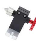 Close-up of Built Like A Tank CNC Fourth Axis Rotary Module Kit with high torque stepper motor and precision chuck.