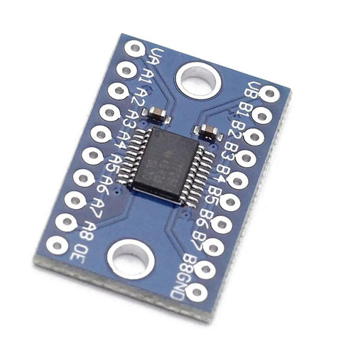 TXS0108E 8 Channel Bi Directional Level Converter Module Pack Of Five for high speed full duplex 8 bit logic level shifter view
