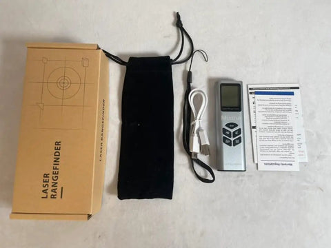 Fast As Lightning One Touch Laser Tape Measure 131 Foot Range With Built In Electronic Level And Usb Rechargeable Battery For Dead On Accuracy In Area Volume Distance And Angle Measurements