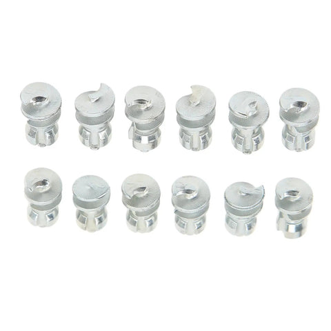 Heavy Duty Tungsten Steel Screw In Tire Studs Deliver Killer Traction And Rock Solid Skid Control For Cars Trucks Forklifts And Motorcycle Applications, 12 metal torque studs.