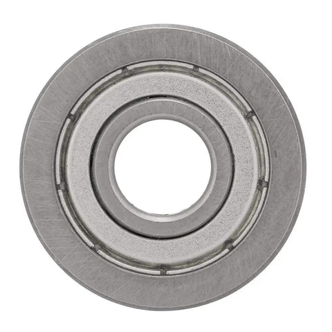 Tough As Nails 10mm Bore 30mm OD 8mm Thick V Groove Stainless Steel Deep Groove Ball Bearing front view with double seal.