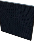MERV 15 Pleated 20x20x1 Air Filter Pack of 2 With Activated Carbon, shown with honeycomb structure for AC and furnace use
