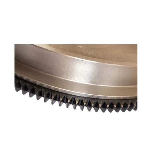 Heavy Duty Flywheel Replacement For Cummins 4bt 6b Isb 5 9 Liter Diesel Trucks Tough As Nails Drop In Fitment close-up of ring gear.