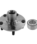 Front Wheel Bearing And Hub Kit For Hyundai Sonata 2006 2013 Tucson 2010 2017 Optima 2003 2005 Rondo 2007 2010 Sportage 2011 2014 Includes Front Wheel Hub And Bearing, DIY Friendly Install, Fits Multiple Models And Applications Direct Fit Replacement, metal parts side by side.
