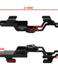 Sturdy Aluminum RC Car Chassis Frame For TRX4M 1 To 18 Scale Upgrade Kit with measurements for crawler upgrade