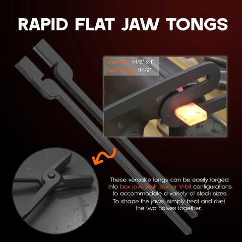 Newbie Blacksmith Tongs Kit With Five Types For Forge Work Include Bolt Tongs Flat Jaw Tongs Slot Jaw Tongs V Bit Tongs And Scroll Tongs