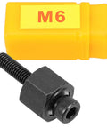 Get Awesome Heavy Duty Rivet Nut Tool Kit Made From Tough High Carbon Steel With Easy To Use Mandrel Nose Piece Plus Spare Tip For Fast And Safe DIY Jobs Including Secure Storage Box You'll Love. M6 mandrel nose piece with spare tip and yellow storage case