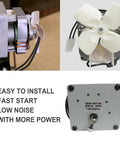 Upgraded 3.0 RPM Auger Motor Hella Reliable For Traeger Pit Boss Camp Chef Wood Pellet Grills Boosts Firepower Smokes Ribs Flawlessly Direct Fit Replacement motor with a white fan and power connections.