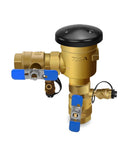 Upgraded Three Quarter Inch 720A Pressure Vacuum Breaker Assembly with blue handle valves for irrigation systems