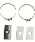 Universal Oxygen Sensor Bung Kit For Exhaust Piping With 18mm x 1.5 Thread, Premium 304 Stainless Steel parts, clamps, gaskets