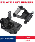 Heavy Duty Rear Leaf Spring Shackles And Hanger Brackets Repair Kit For Ford Ranger And Mazda B Series Trucks 1986-2011 1994-2010