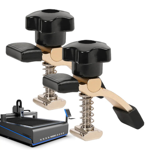 Router Clamping Kit With T Track Hold Down Clamps For Engraving Machines And CNC Fixtures On Perforated Grid Tables