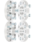 20mm 5x4.5 Wheel Spacers Adapters Set For Honda Cars 64.1mm Hub Bore 12x1.5 Studs 5 Lug Fitment For Accord Civic Pilot CRV HRV