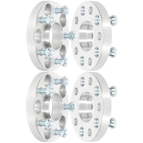 20mm 5x4.5 Wheel Spacers Adapters Set For Honda Cars 64.1mm Hub Bore 12x1.5 Studs 5 Lug Fitment For Accord Civic Pilot CRV HRV
