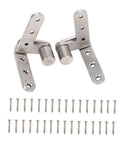 Heavy Duty Stainless Steel Door Pivot Hinges With 270 Degree Rotation For Cabinets Cafe Doors And More Built Tough For Smooth Access