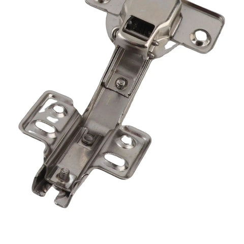 Soft Closing Cabinet Hinges 135 Degree with 3D Adjustable Plated Steel for Smooth Quiet Cabinet Doors No Fuss Durable 50000 Use Tested for Kitchen Bathroom and Furniture Pack of 2 with Screws Easy Install and High Load Capacity - hinge close-up
