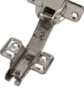 135 Degree Corner Cabinet Hinge Set for Kitchen and Bath, Tough as Nails Cold Rolled Steel 2 Pack, hinge close-up view