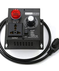 AC Motor Variable Speed Controller and Fan Regulator for DIY Projects, Bench Testing, and Industrial Use, 4000W, 120-220V