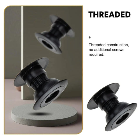 10 Pairs Universal Foosball Rod Bearings Five Eighths Inch 16 Millimeter Plastic Board Bearings Table Football Bushings For Low Friction Smooth Rod Action Pro Style Play And Easy Replacement Accessories threaded black plastic bearing