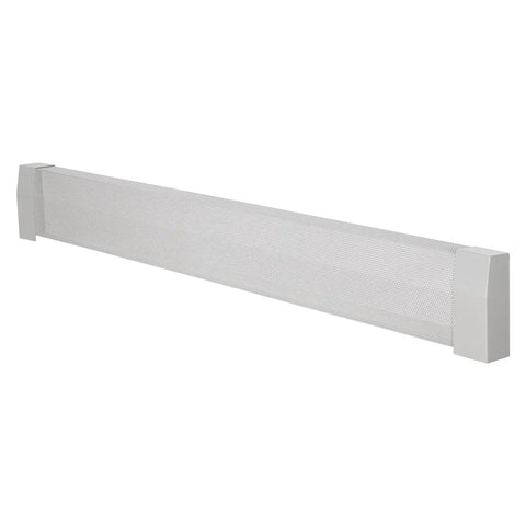 5 Ft Baseboard Heater Cover, Heavy Duty Steel Front Panel For Electric Heating Unit, Easy Installation, Durable White Finish