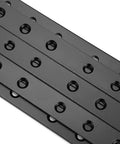 Close-up of 8 Pieces Stainless Steel Mending Plates 6 Inch Heavy Duty Corner Braces With Screws For Furniture Repair Black