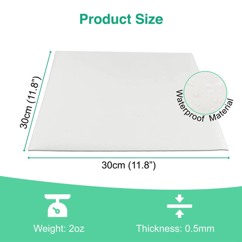 Sublimation Faux Leather Sheets For DIY Crafts With High Transfer Rate Waterproof And Scratch Resistant Leather, 30cm x 30cm