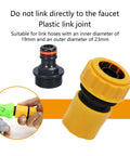 Garden Hose Quick Connect Fittings Pack Of 2 3/4 Inch GHT Male Nipples Adapters For Water Coupling Universal Repair Leak-Proof Connectors For Major Hose Brands DIY Gardeners