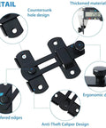 180 Degree Flip Sliding Barn Door Lock For Privacy That Is Easy To Unlock And Hard To Force Kid Proof And Pet Safe Latch detail