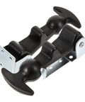 Elastic Draw Latch T Handle Lock Set For Boats, Toolboxes And Coolers, durable black rubber and metal latch mechanism