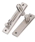 Stainless Steel Concealed Door Hinge With Thickened Pivot For 360 Degree Rotation Heavy Duty Rustproof Hinge For Wood And Aluminum Frame Doors