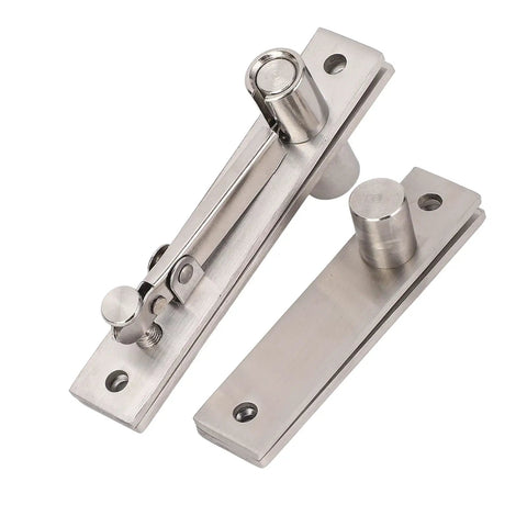 Stainless Steel Concealed Door Hinge With Thickened Pivot For 360 Degree Rotation Heavy Duty Rustproof Hinge For Wood And Aluminum Frame Doors