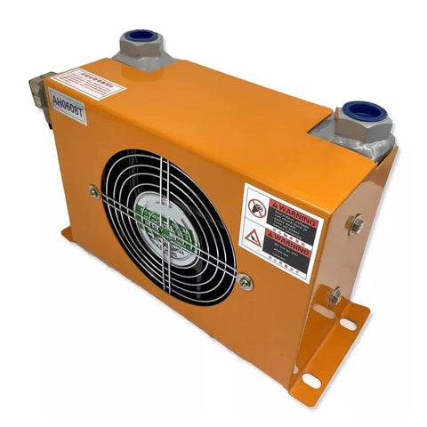 Industrial 200 Liters Per Minute Air Cooled Oil Radiator With Heat Exchanger For Hydraulic Press Machines 110V Beefy Heavy Duty Cooling System High Flow Oil Cooler